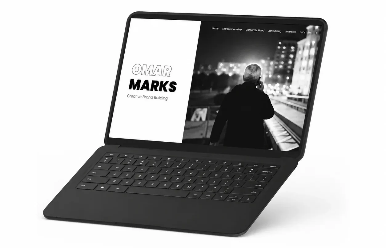 omar marks laptop